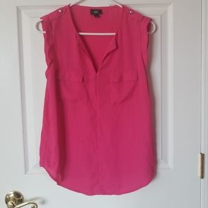 Pink business tank top